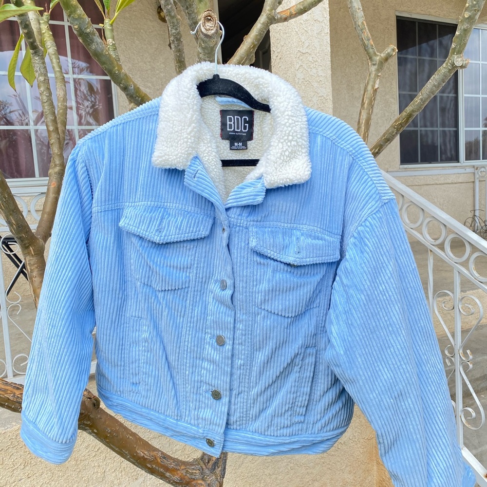 BDG Western Blue Corduroy Jacket